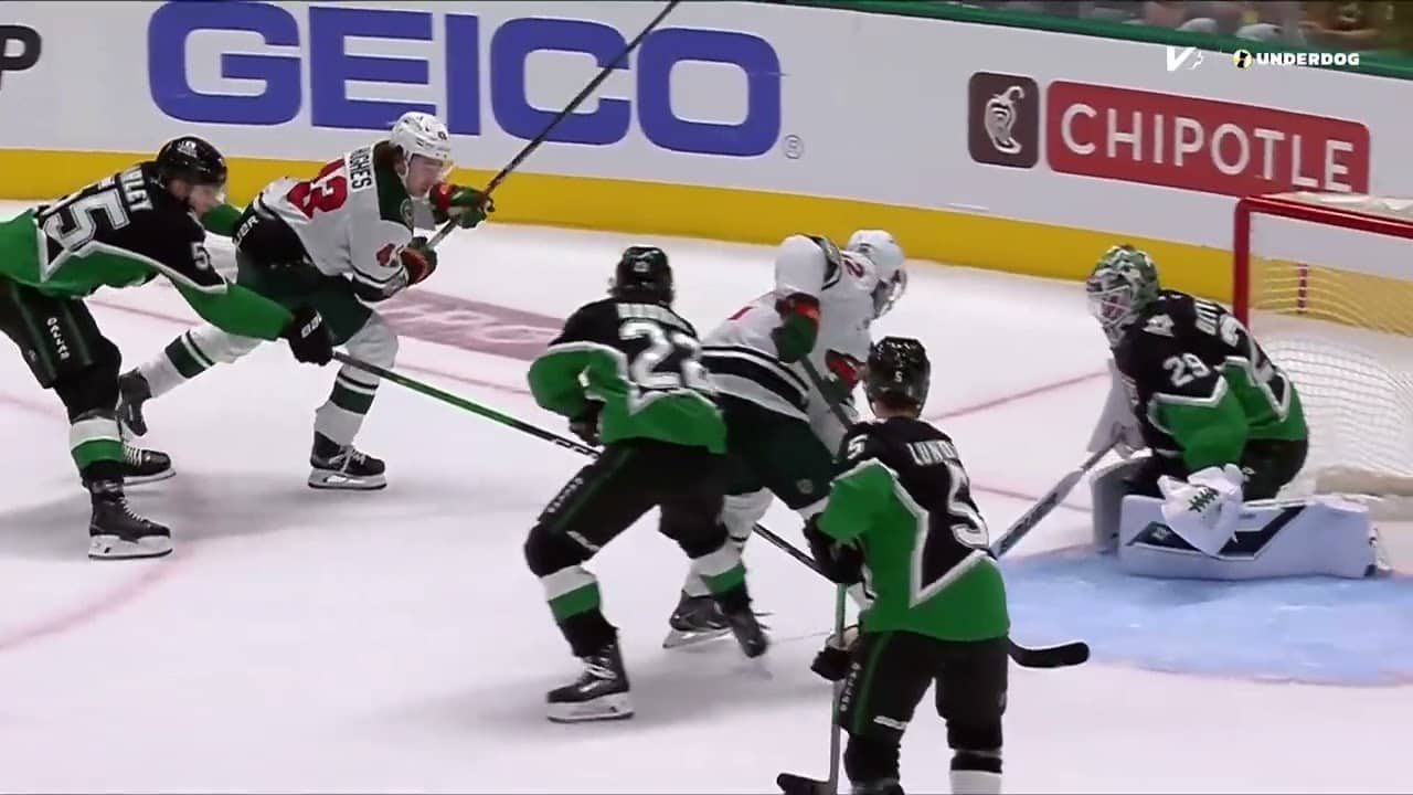 Playoff Game Highlights: Stars beat Wild 4-2 in Game 2