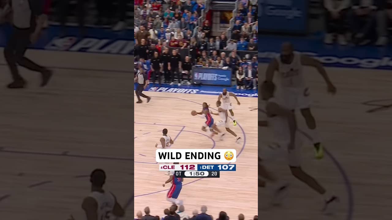 The ending to Cavaliers vs Pistons was wild!