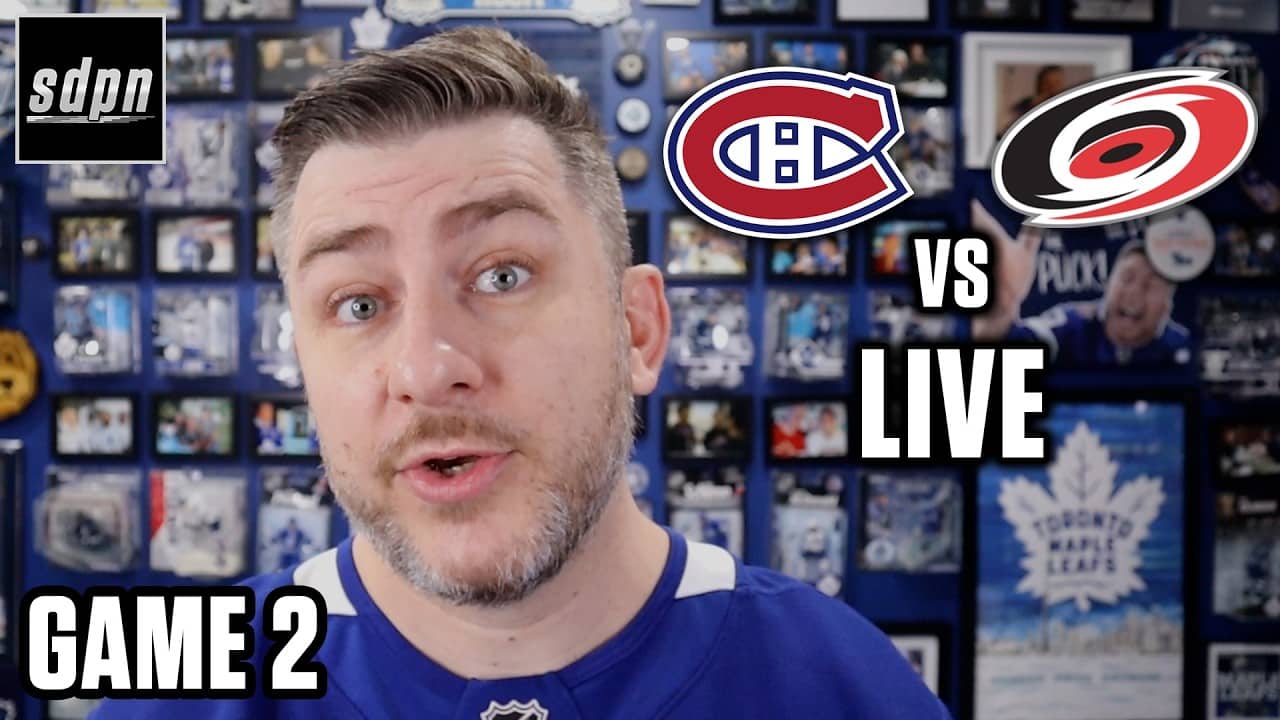 Montreal Canadiens vs Carolina Hurricanes GAME 2 LIVE w/ Steve Dangle