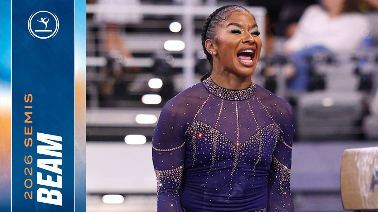 Jordan Chiles - Beam at 2026 NCAA gymnastics semifinals