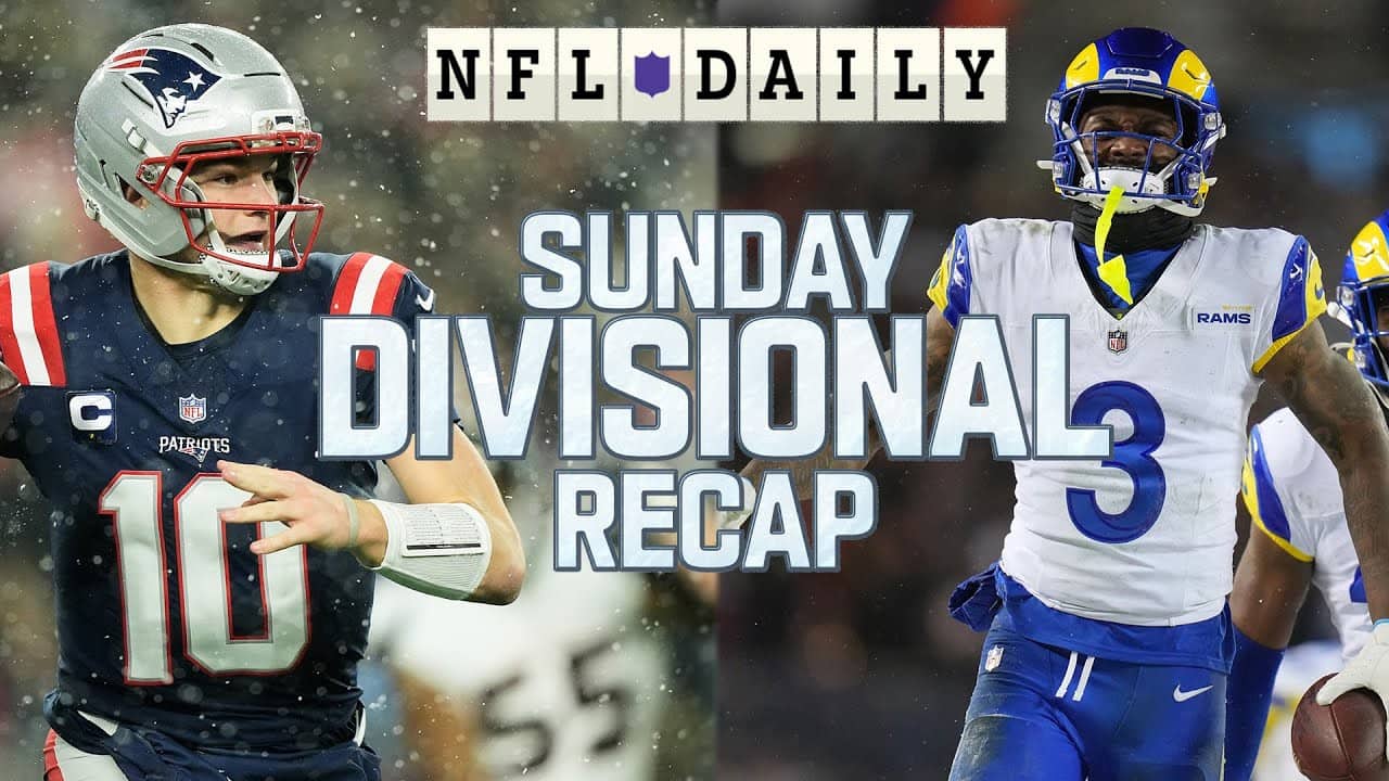 Sunday Divisional Round Recap | Rams at Bears and Texans at Patriots | NFL Daily