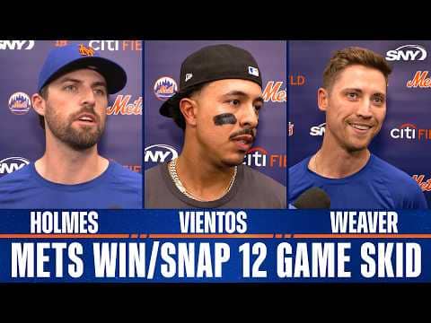Clay Holmes, Mark Vientos and Luke Weaver on Mets first win since April 7th