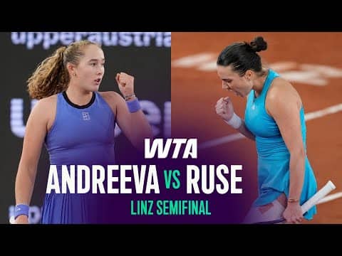 Mirra Andreeva vs. Gabriela Ruse | 2026 Linz Semifinal | WTA Match Highlights