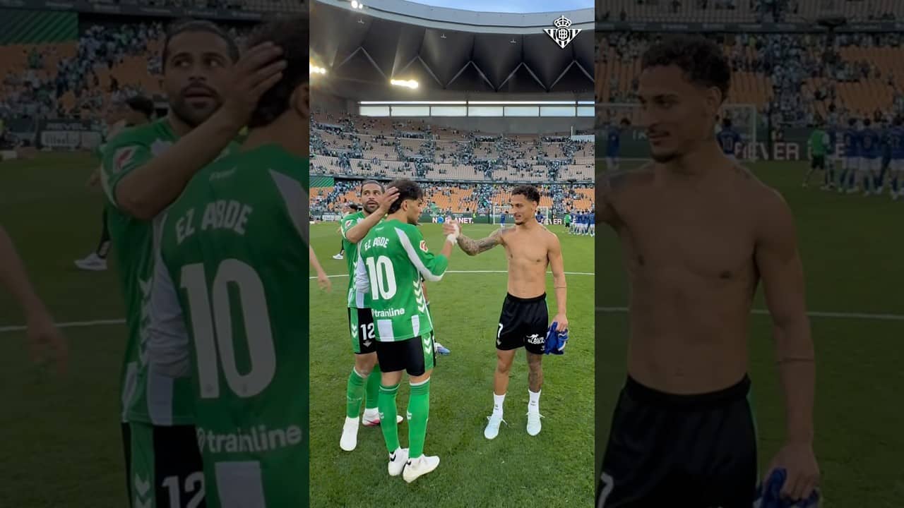 EL MEJOR SALUDO entre EZ ABDE y ANTONY 🤝😎 #realbetis #shorts