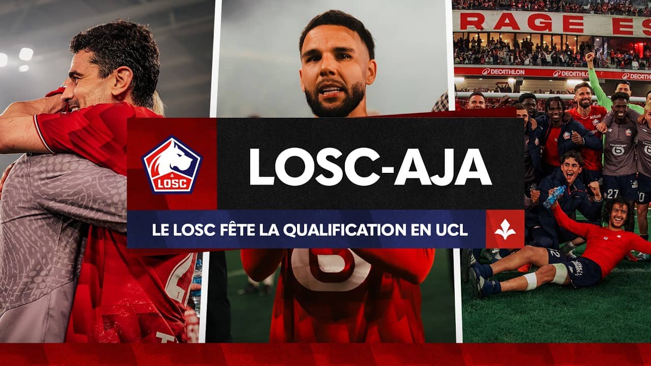 Les Dogues célèbrent la qualification en Champions League 🤩🏆