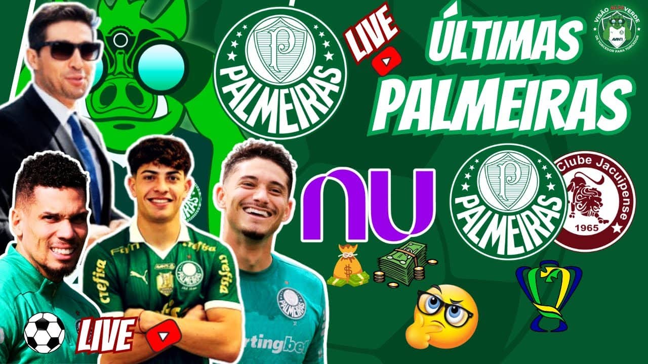 🚨#AOVIVO -PEGA A VISÃO: DATA FIFA | CDB | NU BANK? | PAULINHO |NOVO CT DA BASE | NOTÍCIAS DO VERDÃO