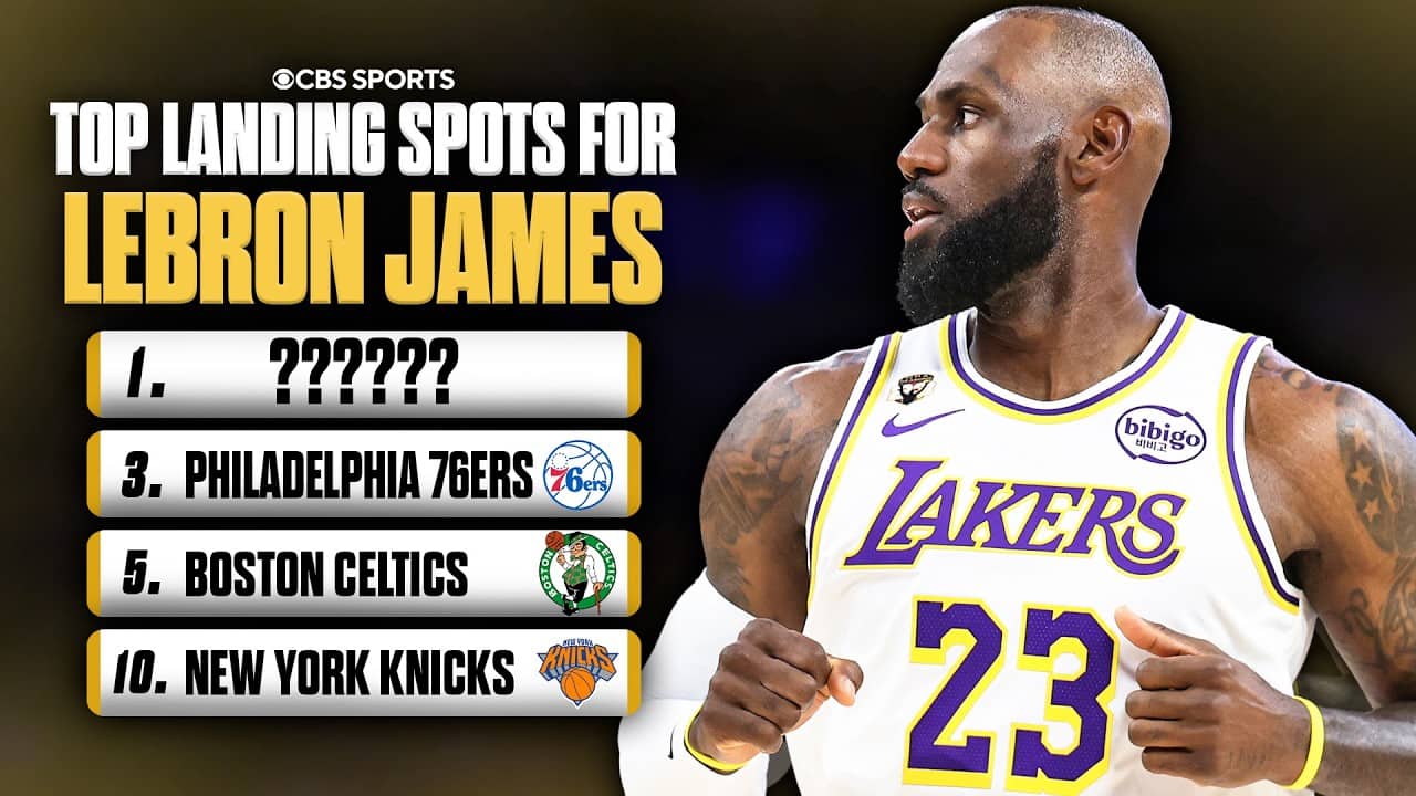 LeBron James top landing spots for his career and legacy next season | No. 10 through No. 1