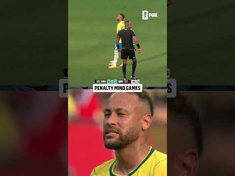 This back and forth between Neymar and Nyland before the PK