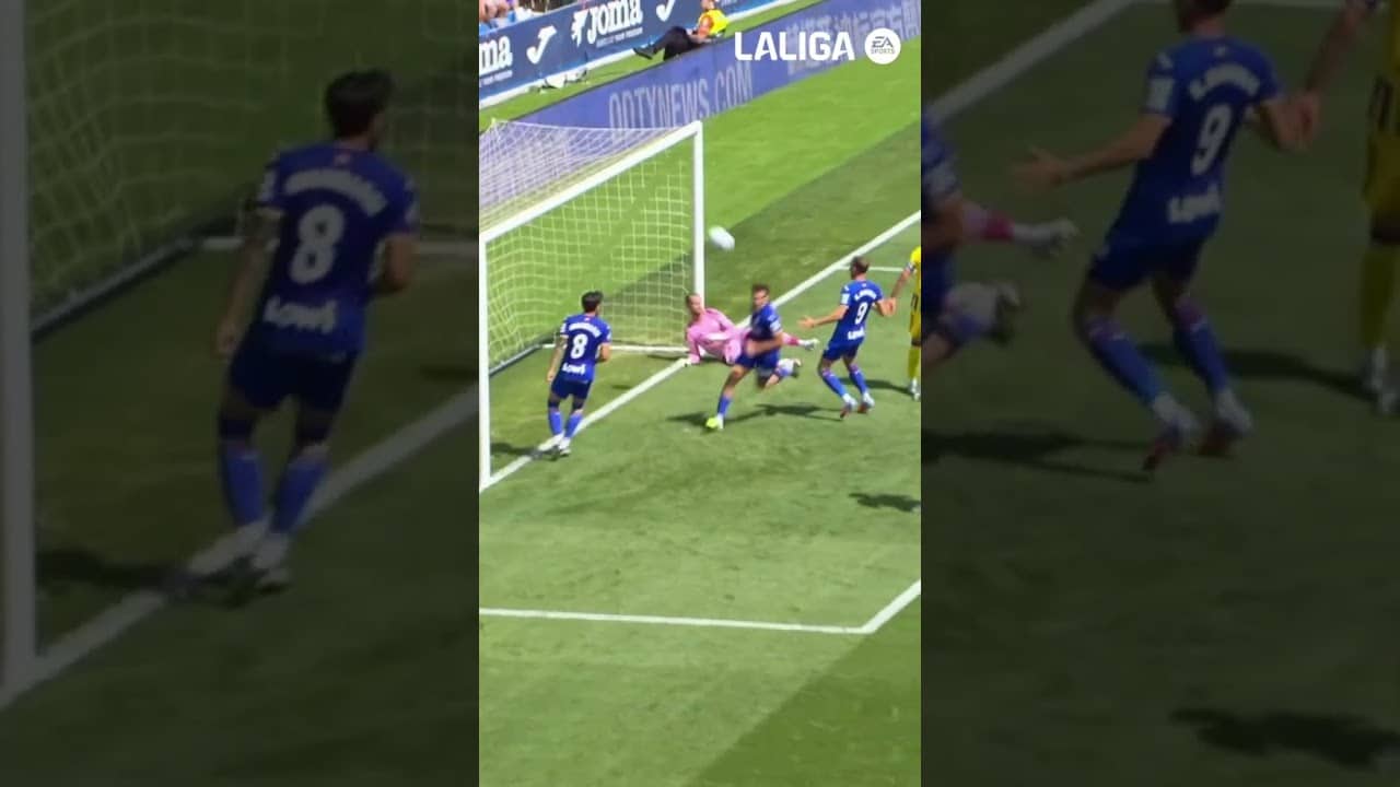 Super Mario activó el modo avión. #laligahighlights | #GetafeRealOviedo | #futbol l #gol