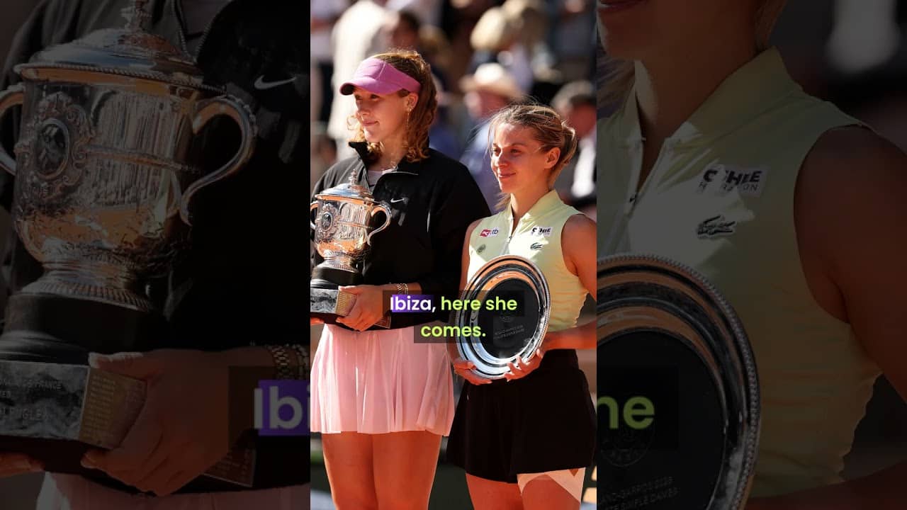 Maja Chwalinska earns a holiday with incredible Roland Garros final run