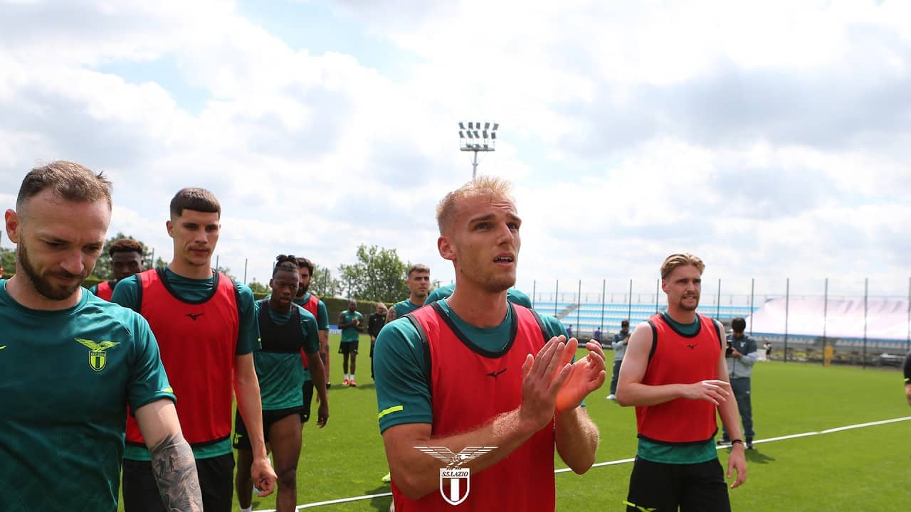⚽️ La seduta di rifinitura dei biancocelesti