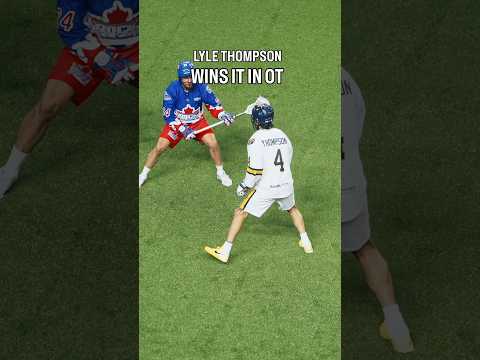 Lyle Thompson calls game! 🥶