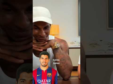 Rashford vs Lineker ⚡Who can name more Barça strikers?  #fcbarcelona #shorts