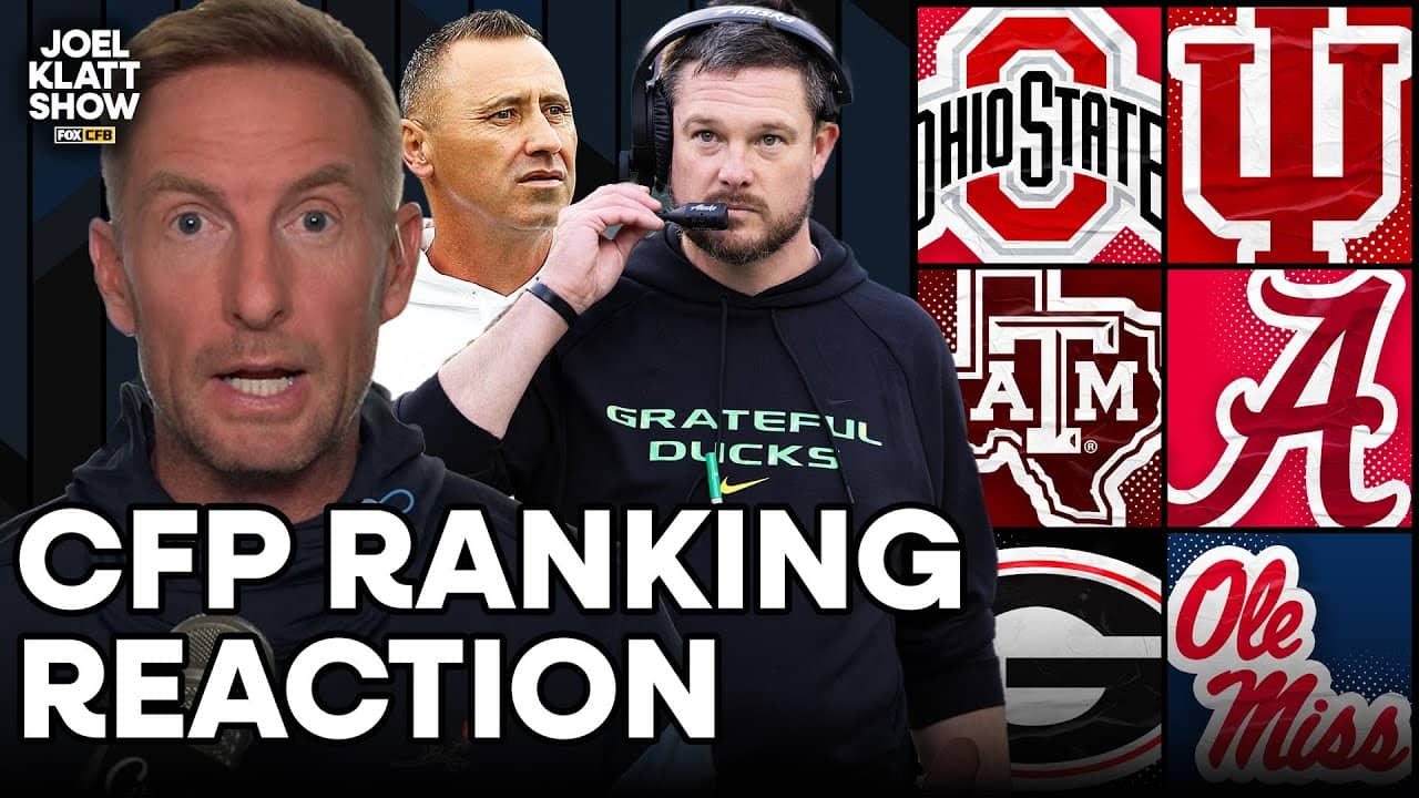 Klatt’s reaction to the first College Football Playoff Rankings of the season