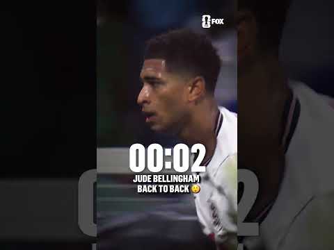 Absolutely insane brace from Jude Bellingham in Mexico City Stadium