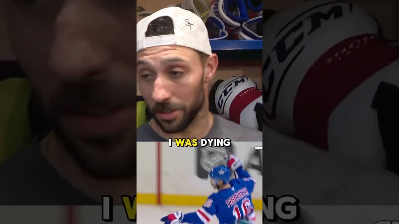Vincent Trocheck on the reason behind his absence early in the season 👀 #nyr #nyrangers #shorts