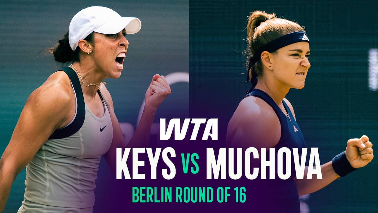 Madison Keys vs. Karolina Muchova | 2026 Berlin Round of 16 | WTA Match Highlights