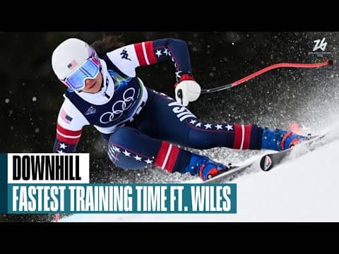 Wiles registers fastest downhill training time