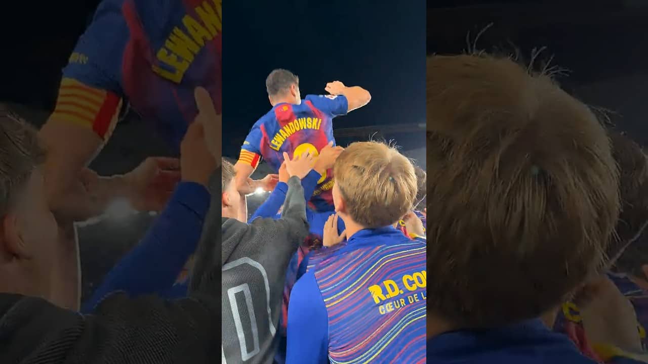 We will miss you, Lewy 🥹 #shorts #fcbarcelona #lewandowski