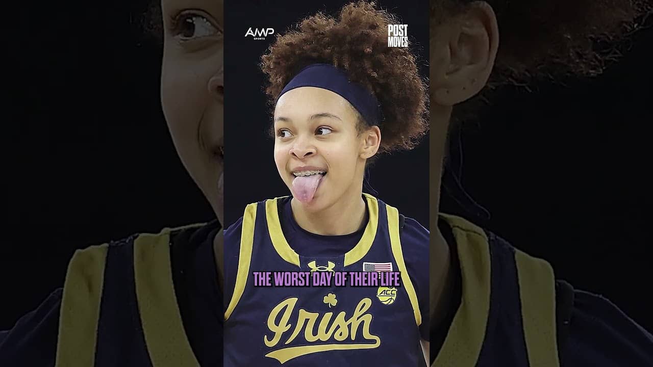 Hannah Hidalgo is gonna make you REGRET playing against Notre Dame 😭🙌 #hannahhidalgo #notredame
