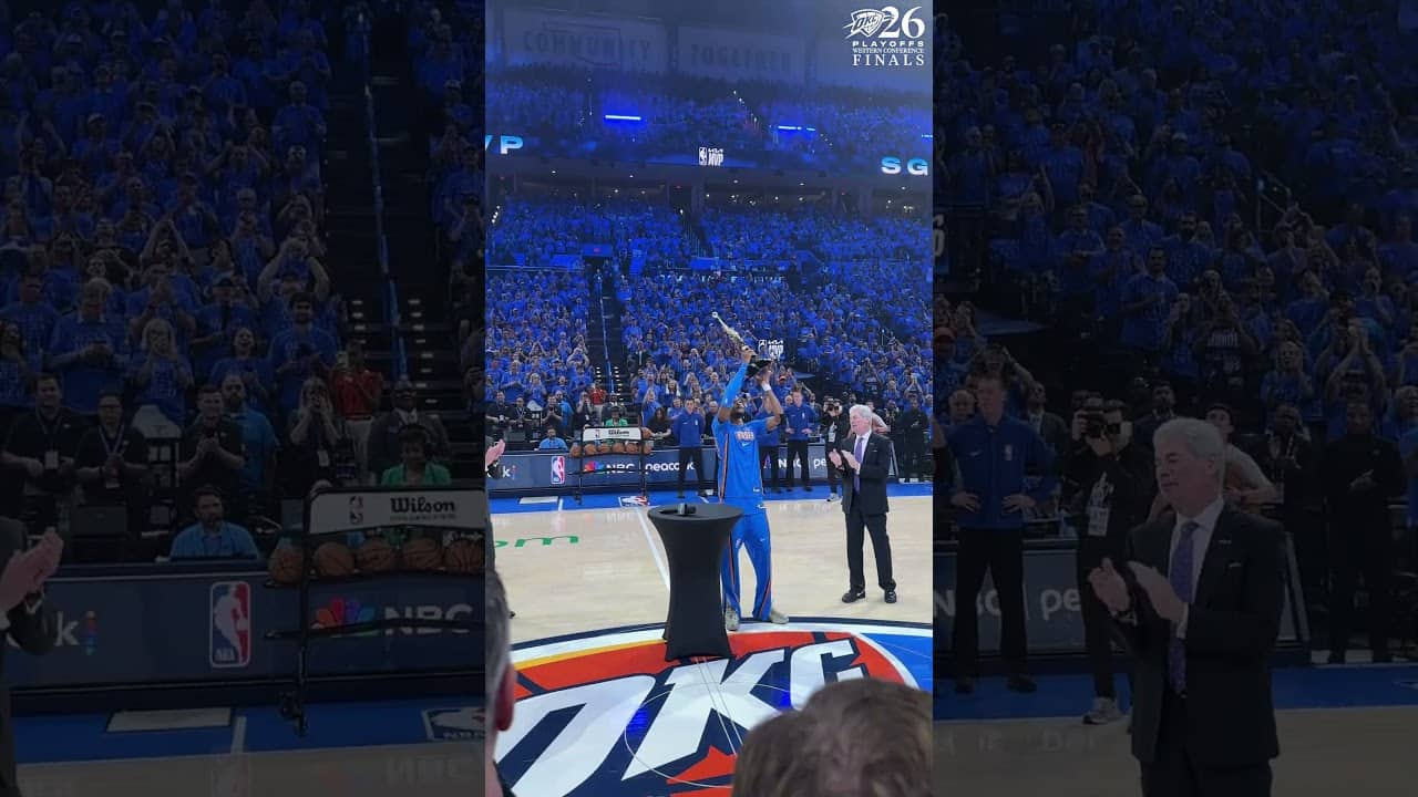 A moment for the 2x Kia NBA MVP ✌️#SGA2MVP