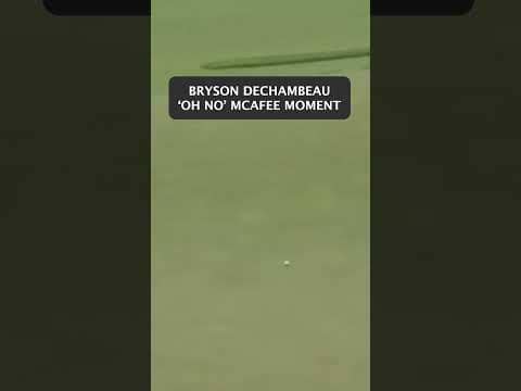 Bryson DeChambeau had an 'OH NO' moment at the PGA Championship 😬