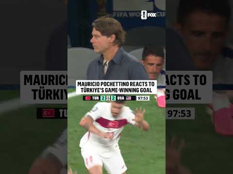 Mauricio Pochettino was not thrilled by Türkiye's last-minute goal