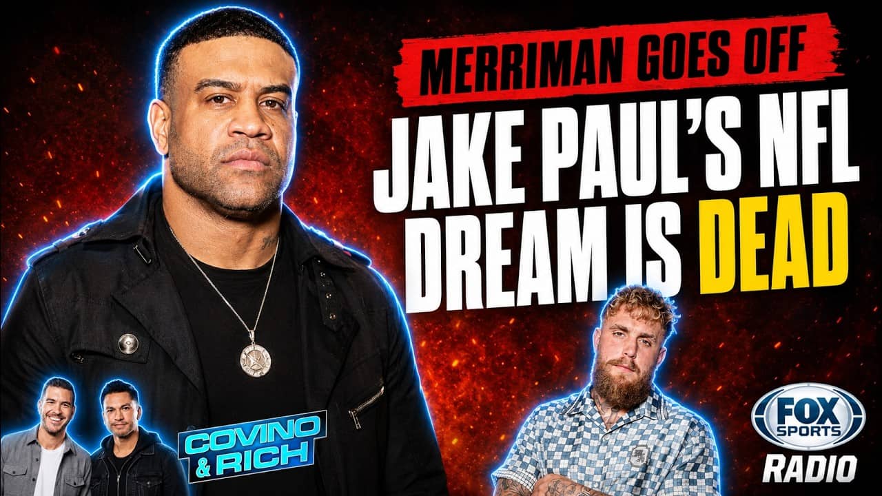 Shawne Merriman: Jake Paul Has 'LOST His Mind' Going to the NFL | Covino & Rich