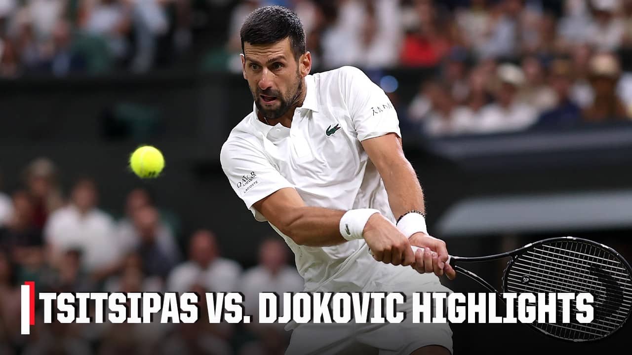 Stefanos Tsitsipas vs. Novak Djokovic | Full Highlights | Wimbledon 2026