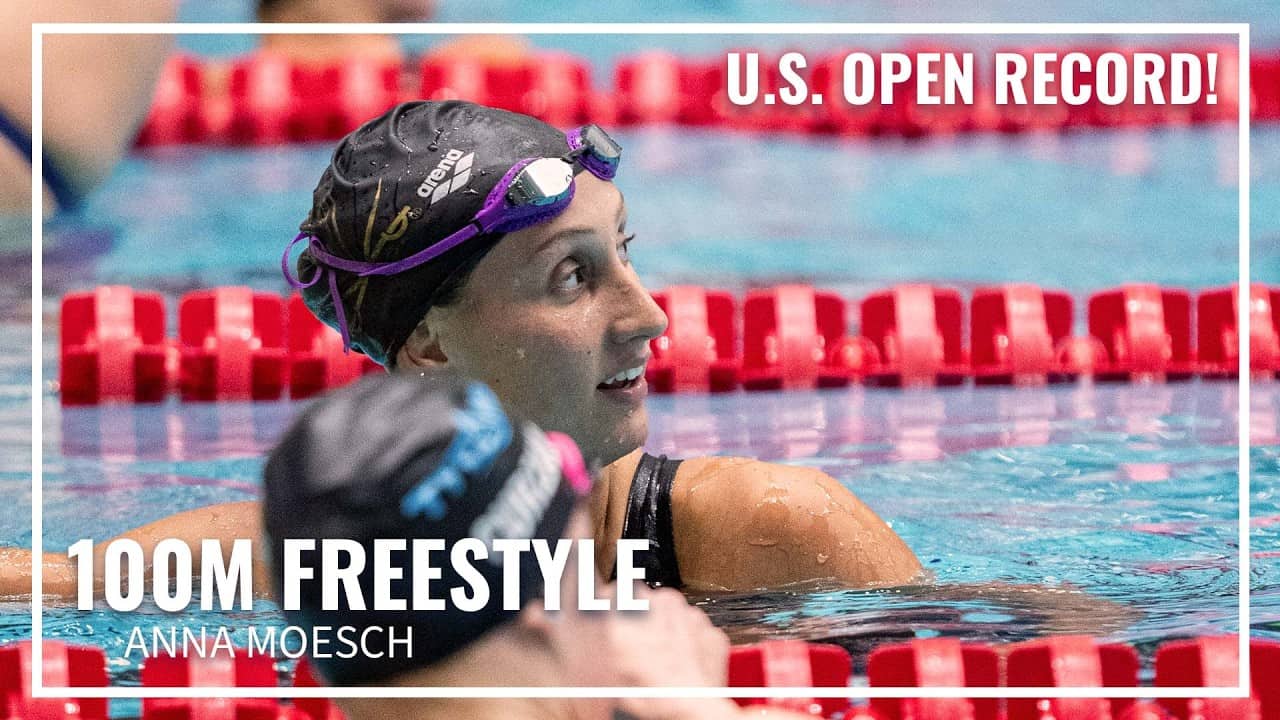 U.S. Open RECORD for Anna Moesch in 100M Freestyle | 2026 TYR Pro Swim Series Indianapolis
