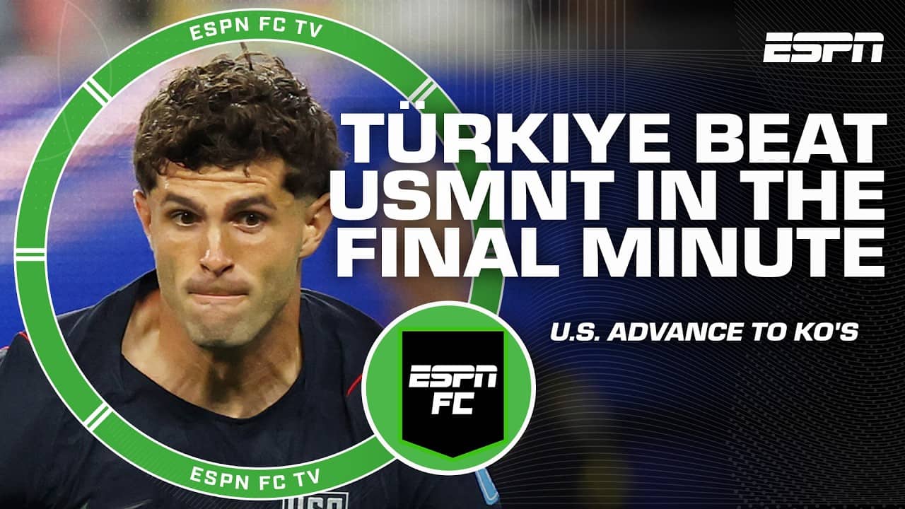 REACTION to Turkiye vs. USMNT 🚨 United States STUNNED in stoppage time as Pulisic returns | ESPN FC