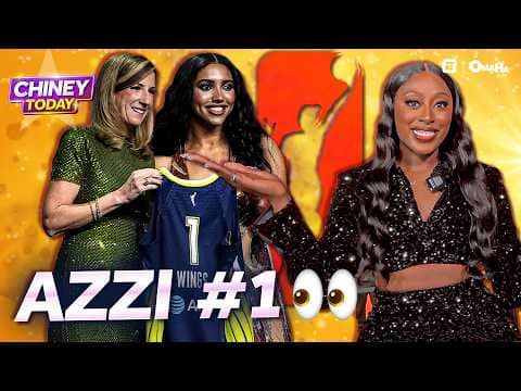 WNBA Draft LIVE 👀 Azzi Fudd Goes No. 1 + Top 5 Picks Reaction | Chiney Today