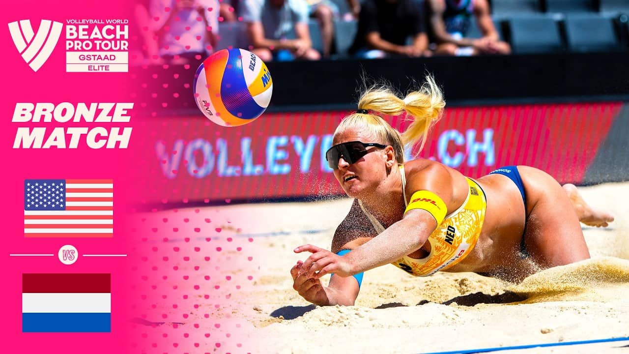 Bronze Match - Donlin/Denaburg vs. Stam/Schoon | Highlights | Gstaad 2026 #BeachProTour