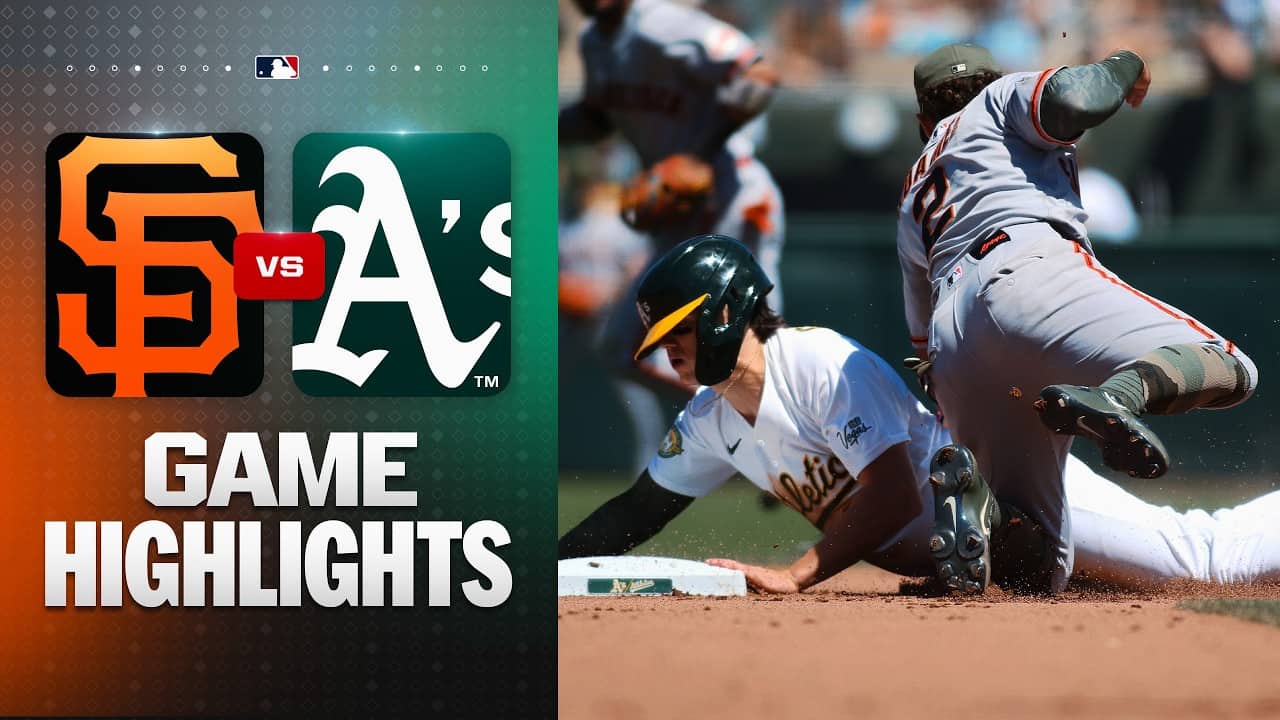 Giants vs. A's Game Highlights (5/17/26) | MLB Highlights