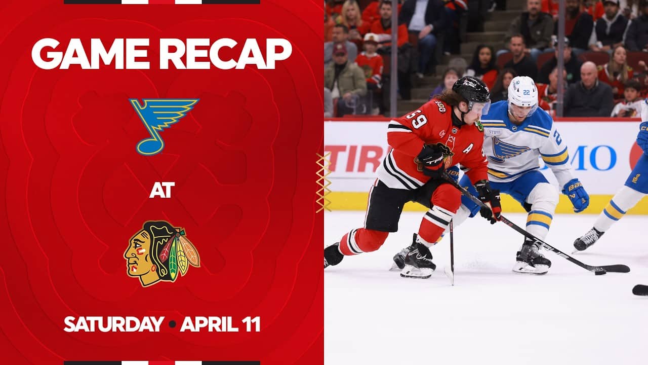 Blackhawks vs. Blues Game Highlights | 4.11.26