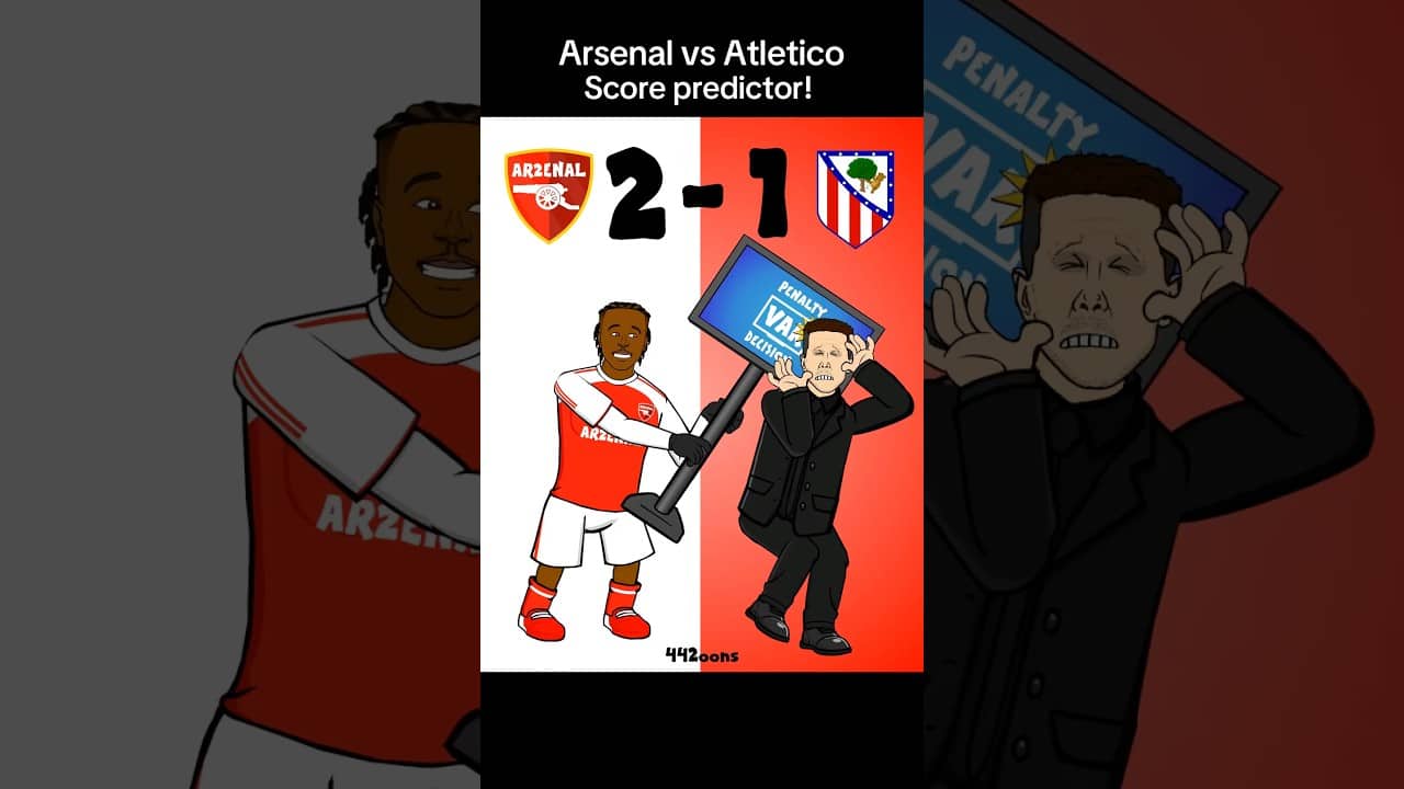 Score predictor! Arsenal vs Atletico #championsleague #football