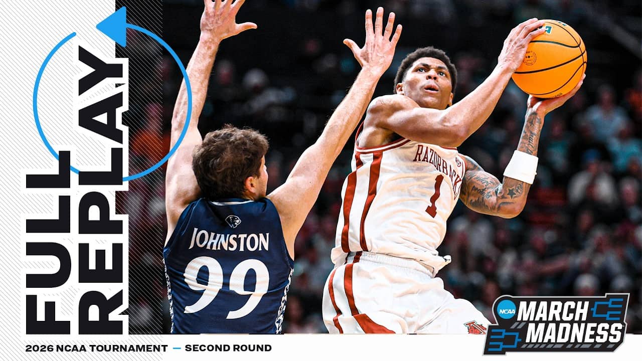 Arkansas vs. High Point: 2026 NCAA men's second round | FULL REPLAY