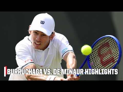 Roman Andres Burruchaga vs. Alex de Minaur | Full Game Highlights | 2026 Wimbledon