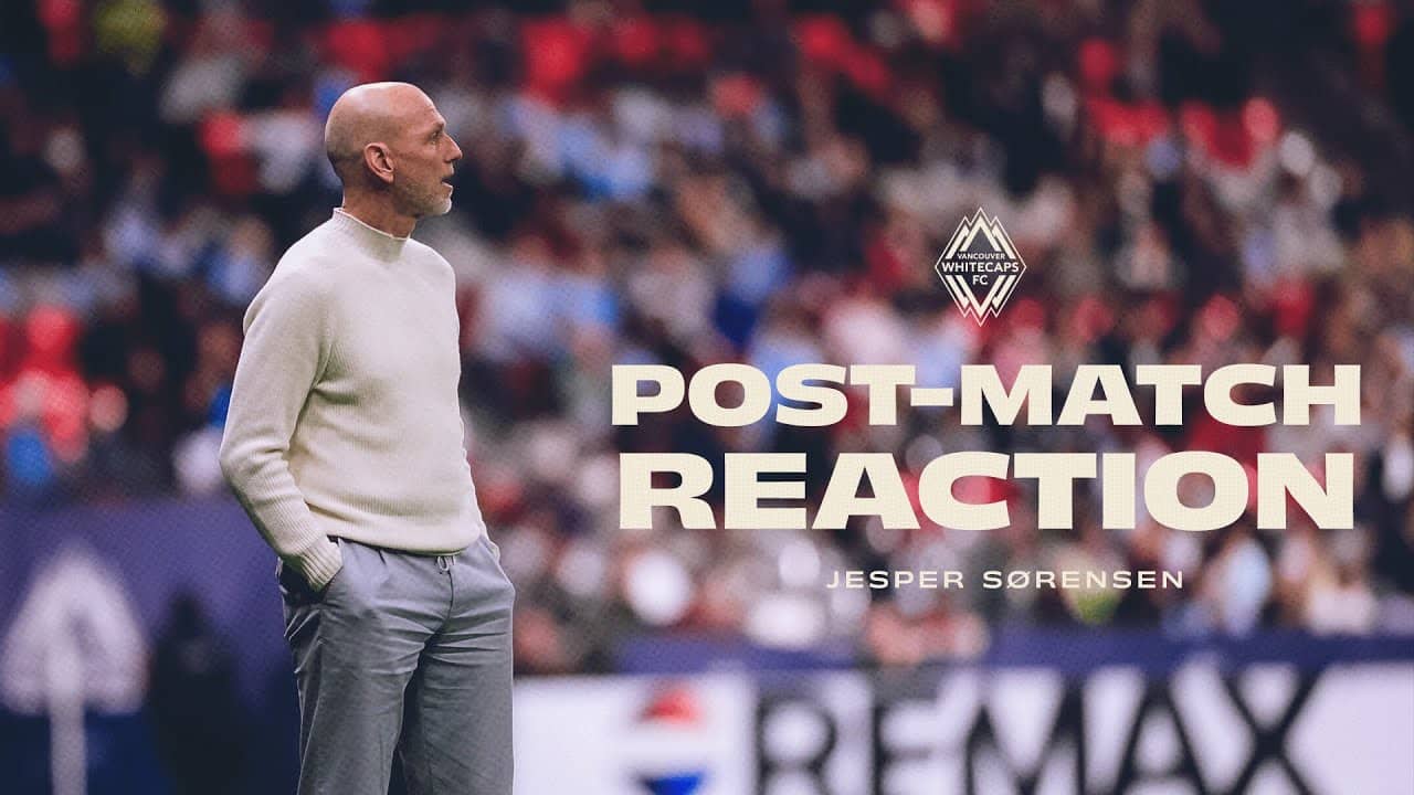 Jesper Sørensen Post-Victory Reaction vs Portland Timbers