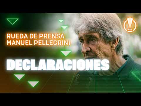 Rueda de prensa de Manuel Pellegrini tras el #SCBragaRealBetis 🗣🎙 | Real BETIS Balompié