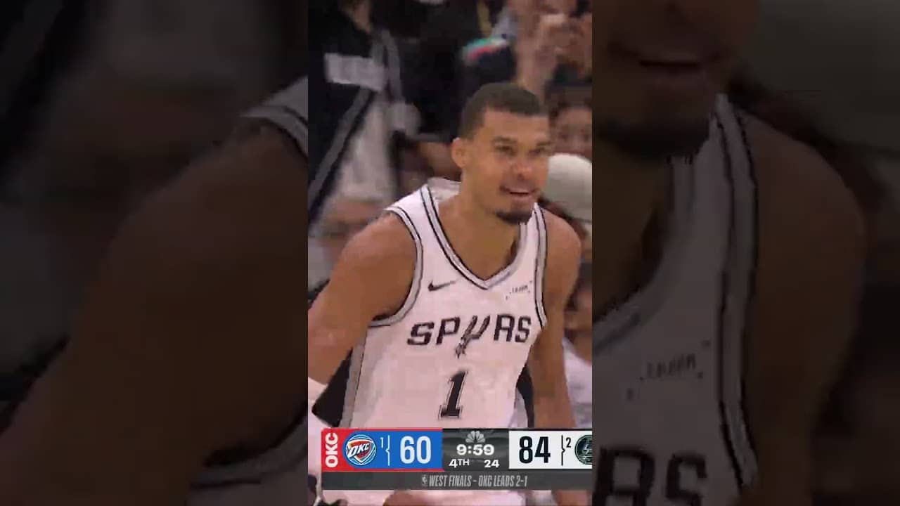 That replay though...😮‍💨 #spurs #nba 📺 NBC | Peacock