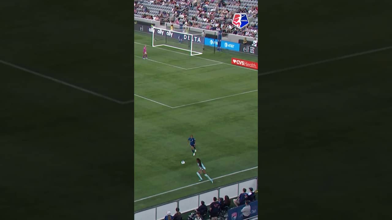Control. Pace. Skill. Jordynn Dudley 🤌 #nwsl #soccer #football