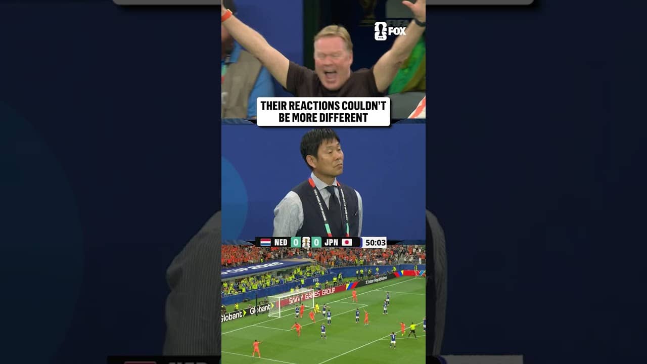 The Dutch bench erupted. Japan's coach barely blinked. 🇳🇱🇯🇵