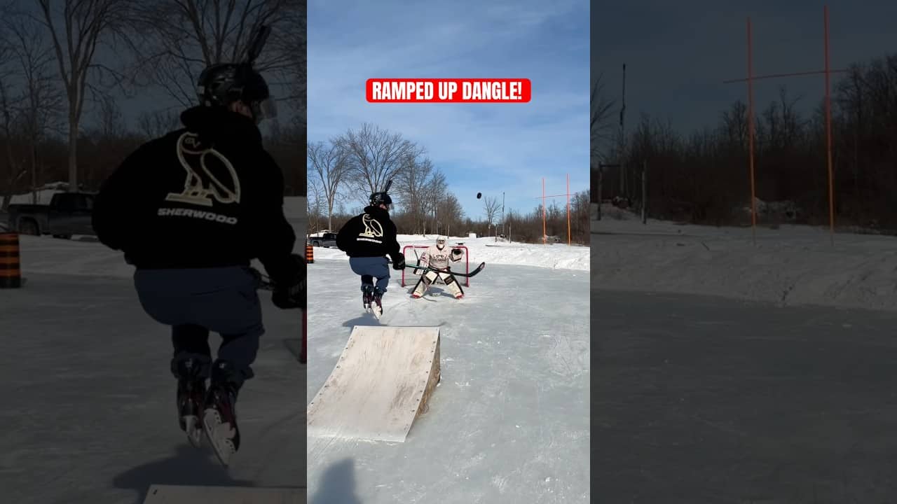 RAMPED UP DANGLES #hockey #pavelbarber