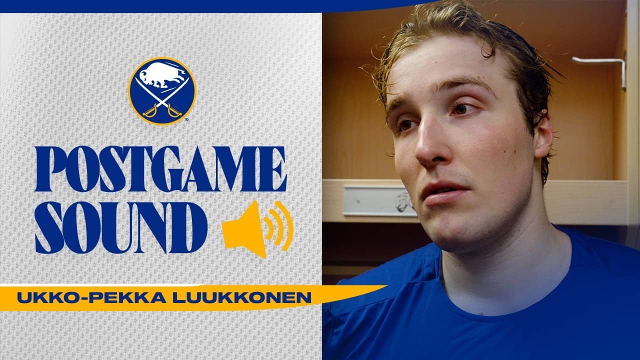 "Didn't Earn It Today" | Ukko-Pekka Luukkonen After Loss To Ottawa Senators | Buffalo Sabres