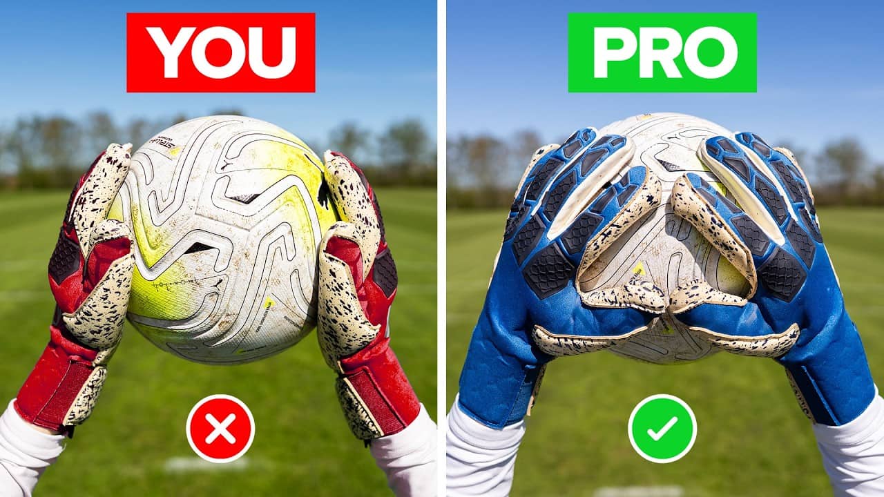 Get SAFE HANDS with these 4 goalkeeper catching techniques!