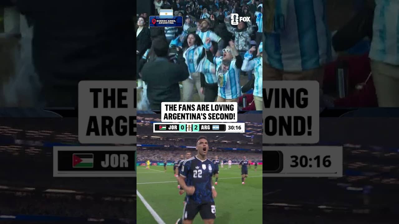 Good vibes in Buenos Aires after Lautaro Martínez's goal