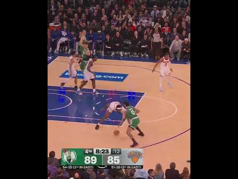 Despite the L, Jayson Tatum went to work in his first game back at MSG since his Achilles injury 💪