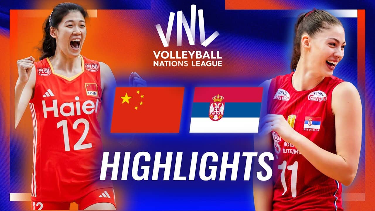 China 🇨🇳 vs. Serbia 🇷🇸 - Highlights | Week 1 | Women's VNL 2026