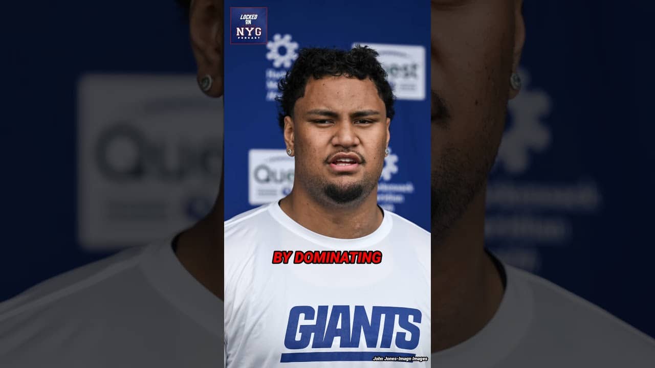 How Francis Mauigoa Is Approaching Training Camp 🤔 #francismauigoa #giants #nfl